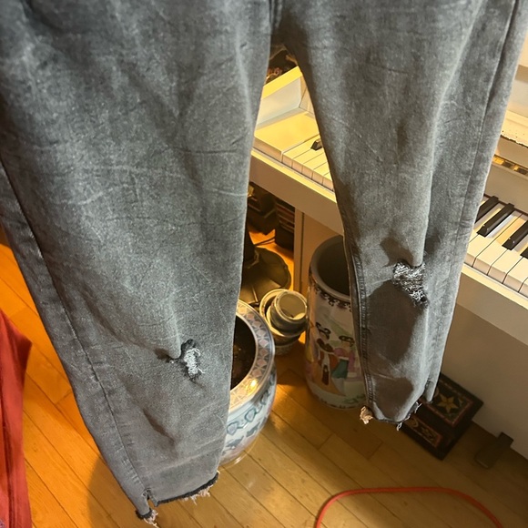 Kensie Vintage The Ultimate High Rise Skinny Charcoal Straight Leg Jeans 29" - Picture 4 of 10